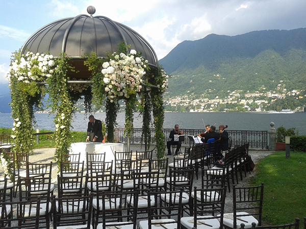 wedding on lake Como