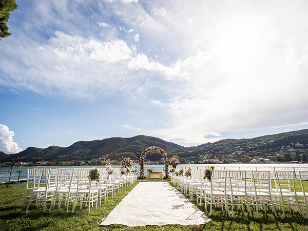 wedding on lake Como