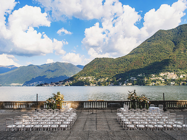 wedding on lake Como